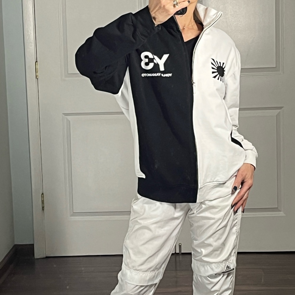 Yohji Yamamoto Y3 adidas warm up jacket